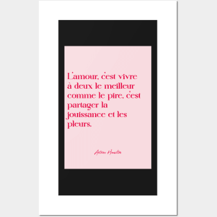 Love Quotes - Antoine Hamilton Posters and Art